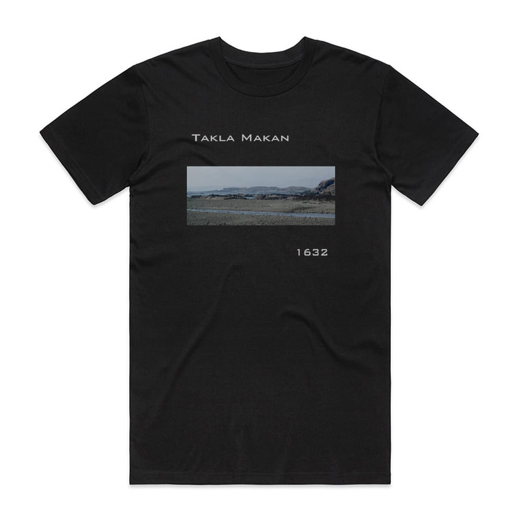 Takla Makan 1632 Album Cover T-Shirt Black