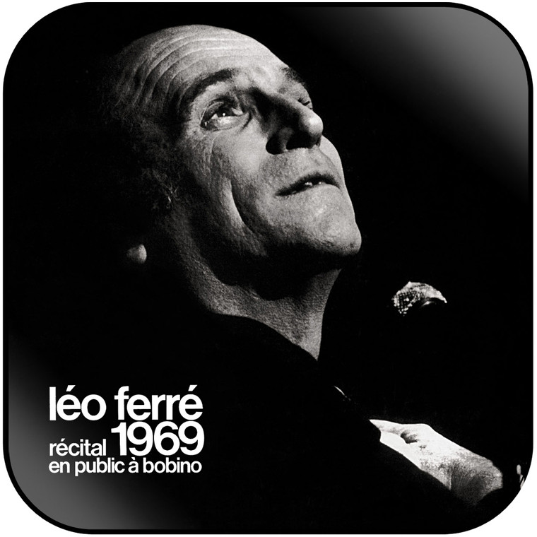 Leo Ferre Rcital 1969 En Public Bobino Album Cover Sticker