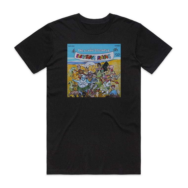 The Lovin Spoonful Everything Playing Album Cover T-Shirt Black