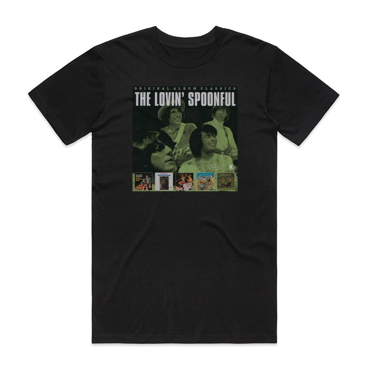 The Lovin Spoonful Original Album Classics Album Cover T-Shirt Black