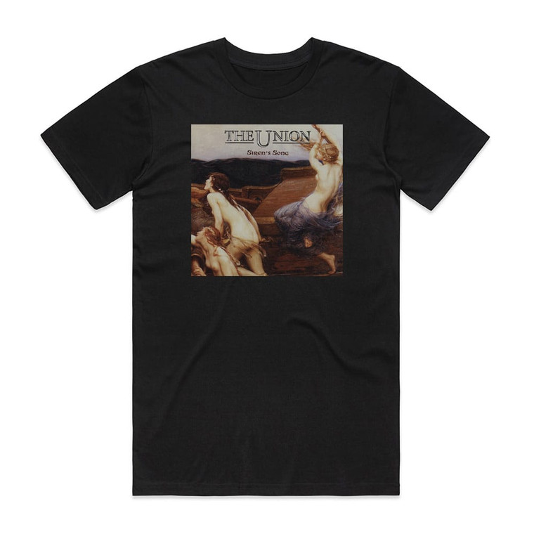 The Union Sirens Song Album Cover T-Shirt Black The Union Sirens Song Album Cover T-Shirt Black