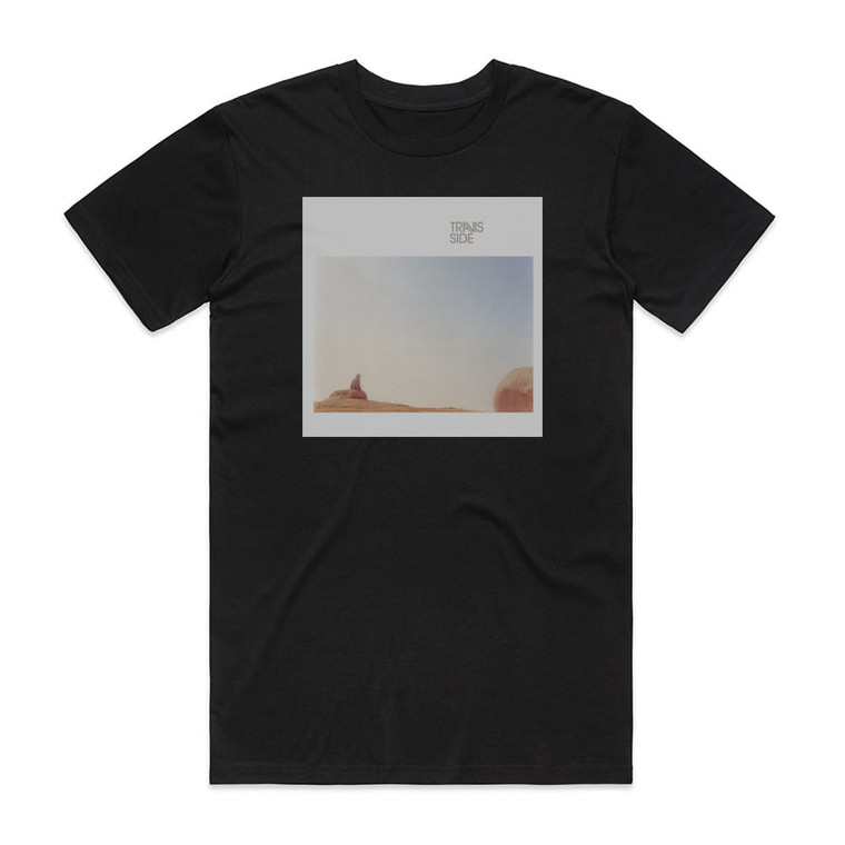 Travis Side Album Cover T-Shirt Black