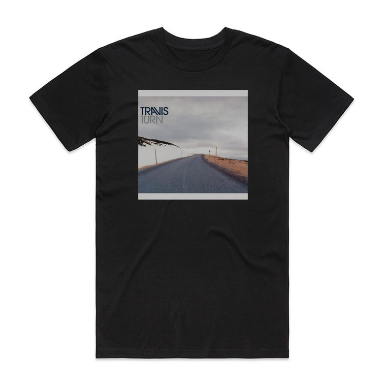 Travis Turn 1 Album Cover T-Shirt Black