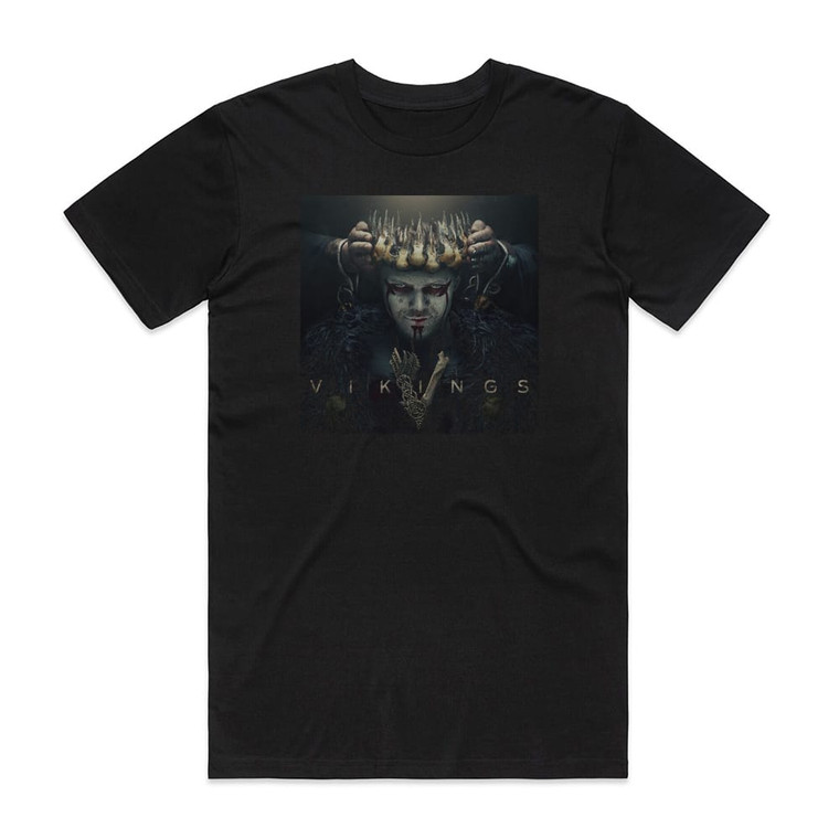 Trevor Morris Vikings Season 5 Album Cover T-Shirt Black