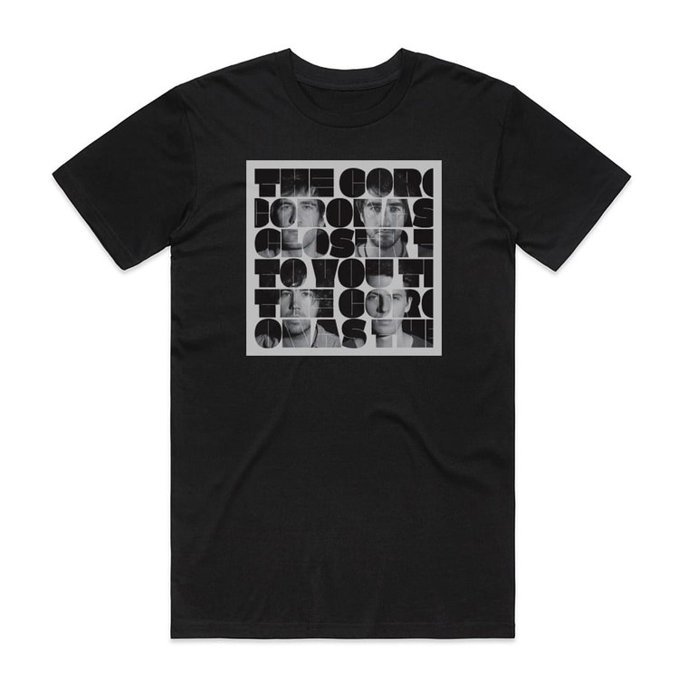 The Coronas Closer To You Album Cover T-Shirt Black The Coronas Closer To You Album Cover T-Shirt Black