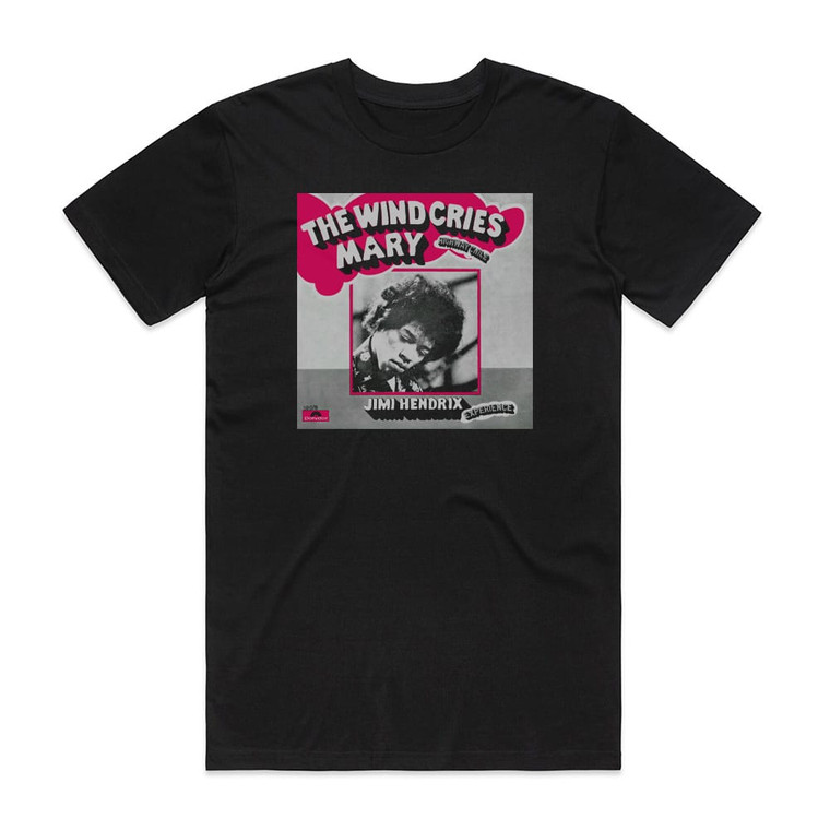 The Jimi Hendrix Experience The Wind Cries Mary 1 Album Cover T-Shirt Black