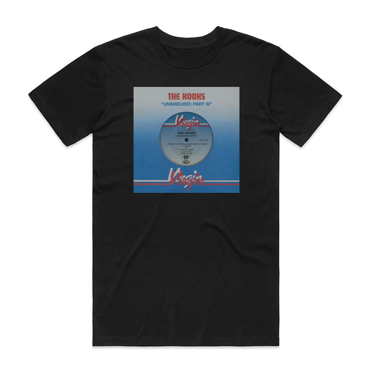 The Kooks Unshelved Pt Iii Album Cover T-Shirt Black