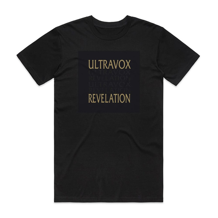 Ultravox Revelation 1 Album Cover T-Shirt Black