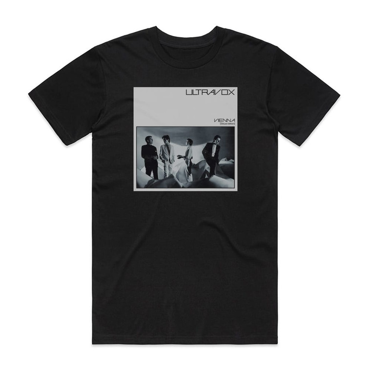 Ultravox Vienna 1 Album Cover T-Shirt Black Ultravox Vienna 1 Album Cover T-Shirt Black