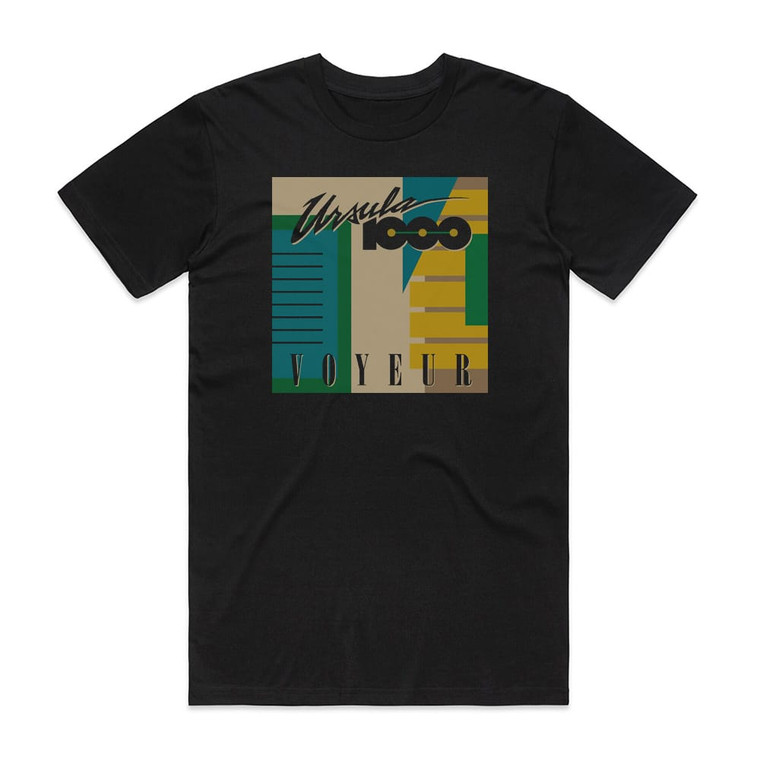 Ursula 1000 Voyeur Album Cover T-Shirt Black