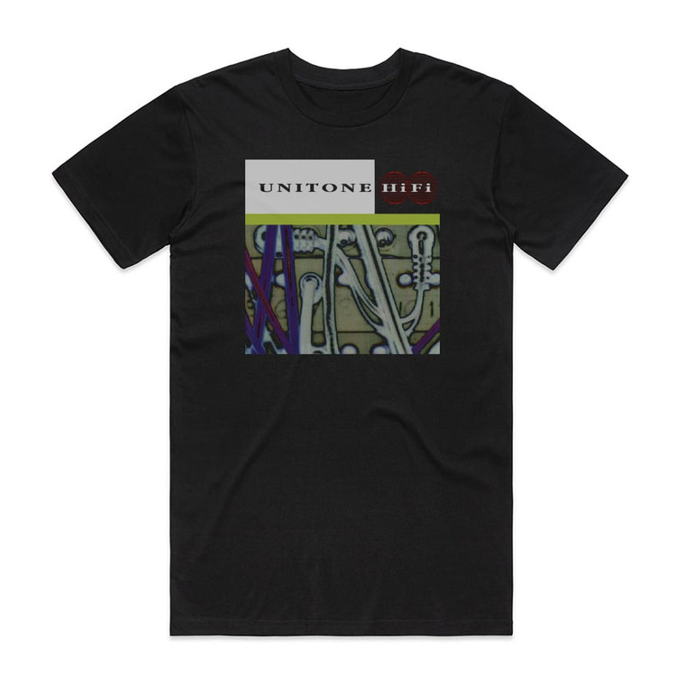 Unitone HiFi Boomshot Album Cover T-Shirt Black
