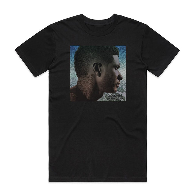 Usher Looking 4 Myself Album Cover T-Shirt Black