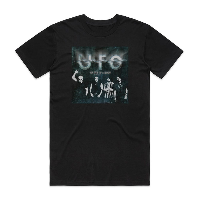 UFO The Best Of A Decade 1 Album Cover T-Shirt Black