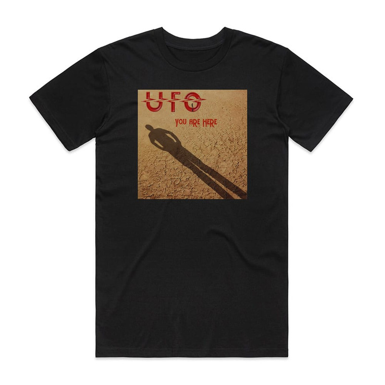 UFO You Are Here Album Cover T-Shirt Black