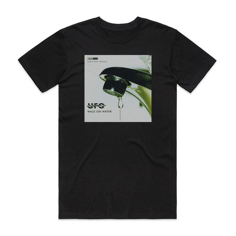 UFO Walk On Water Album Cover T-Shirt Black