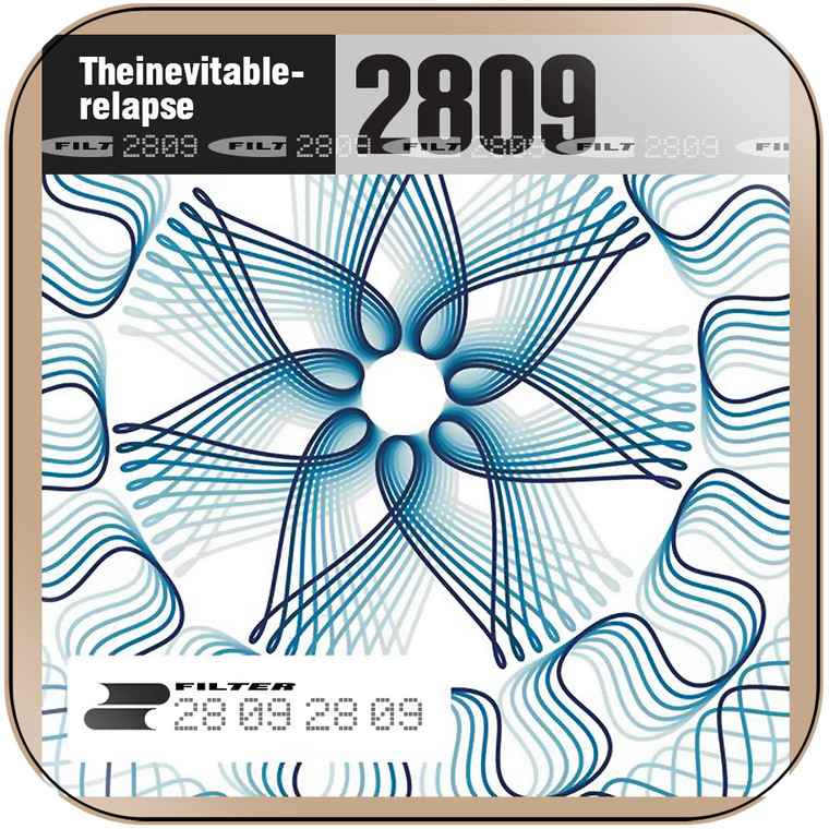 Filter The Inevitable Relapse Album Cover Sticker