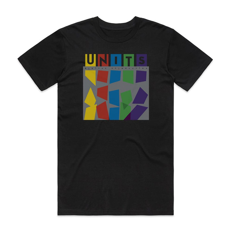 Units Digital Stimulation Album Cover T-Shirt Black