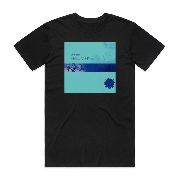 Ultrabeat Feelin Fine 1 Album Cover T-Shirt Black