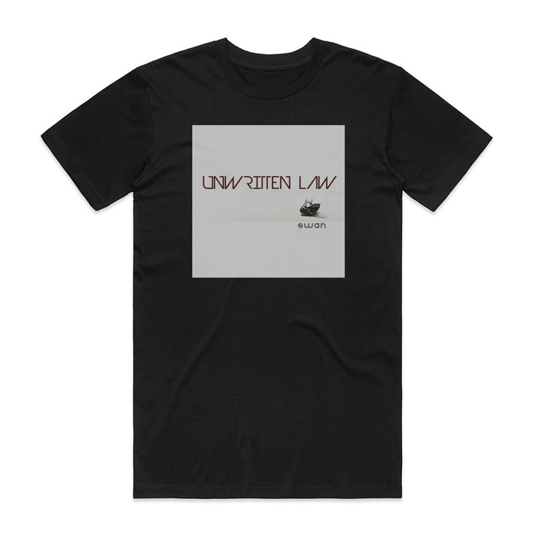 Unwritten Law Swan Album Cover T-Shirt Black