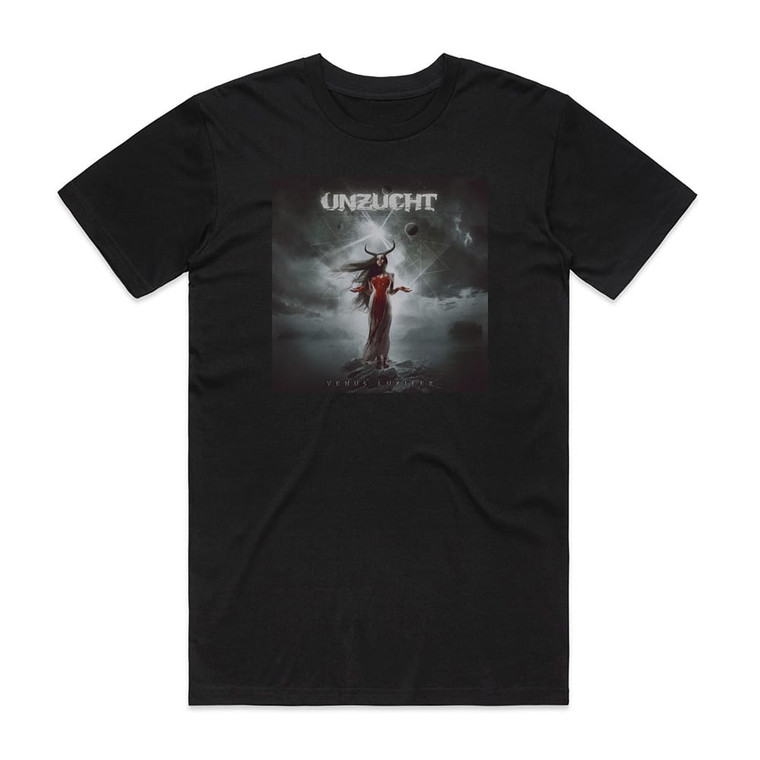 Unzucht Venus Luzifer Album Cover T-Shirt Black