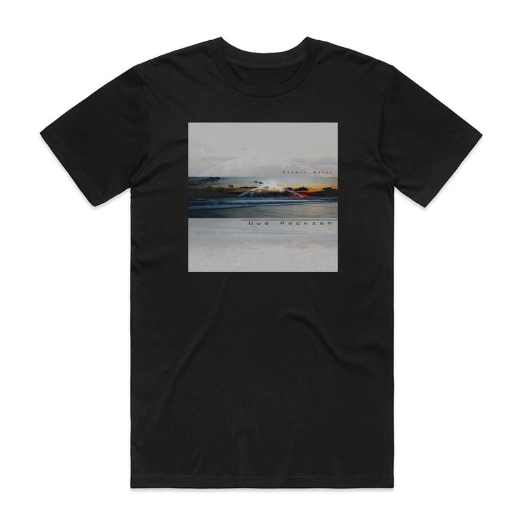 Uwe Reckzeh Cosmic Water Album Cover T-Shirt Black