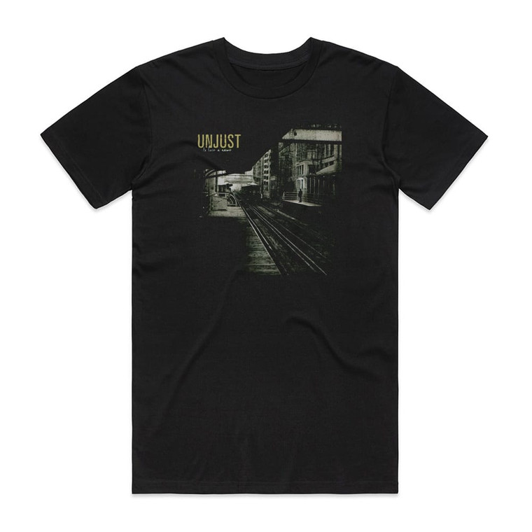 Unjust To Lose A Name Album Cover T-Shirt Black