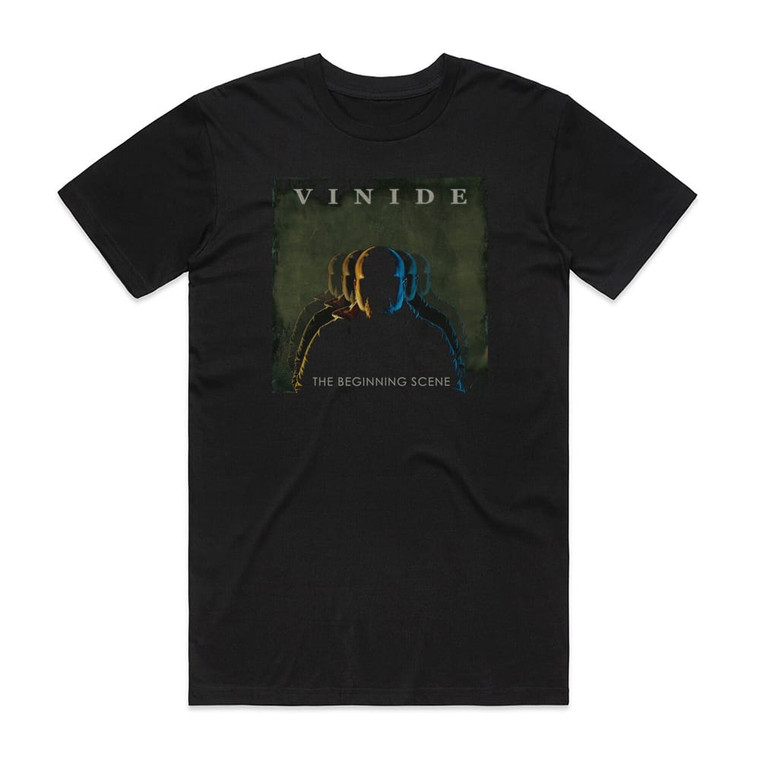 Vinide The Beginning Scene Album Cover T-Shirt Black