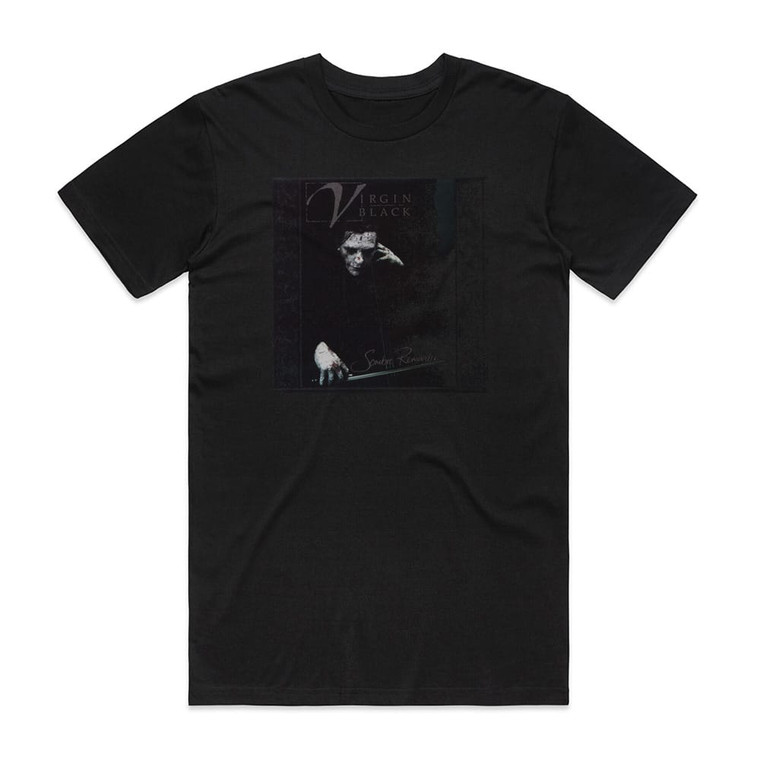 Virgin Black Sombre Romantic Album Cover T-Shirt Black