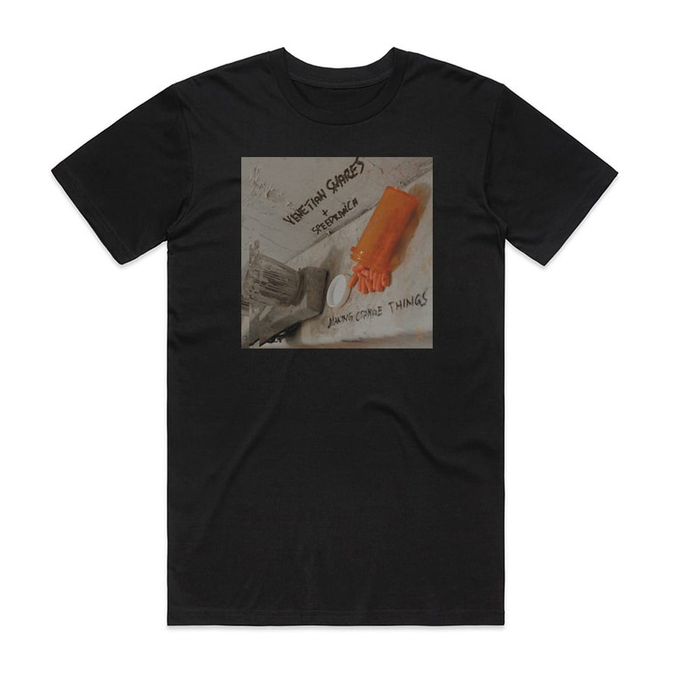Venetian Snares Making Orange Things Album Cover T-Shirt Black