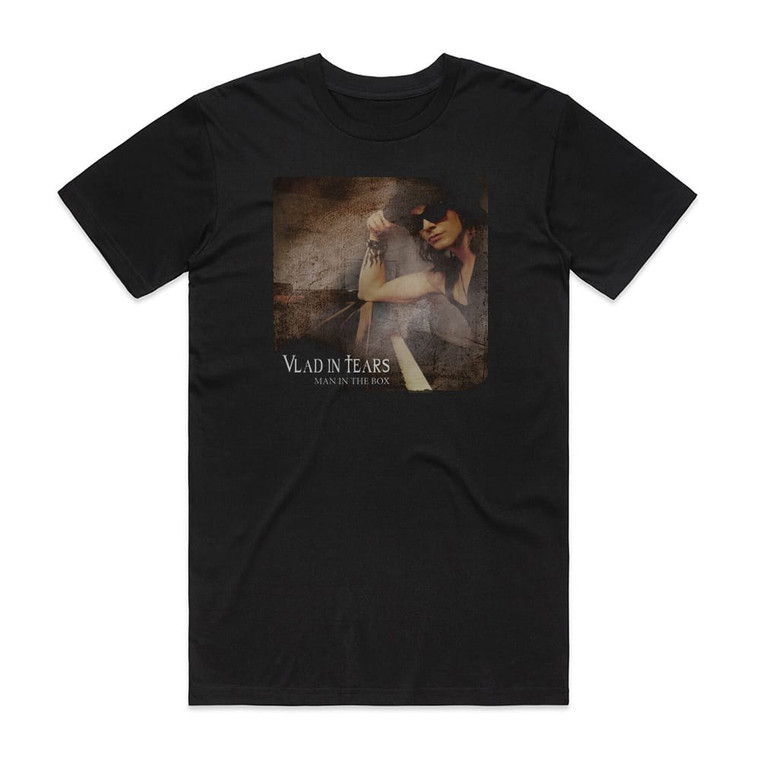 Vlad in Tears Man In The Box Album Cover T-Shirt Black