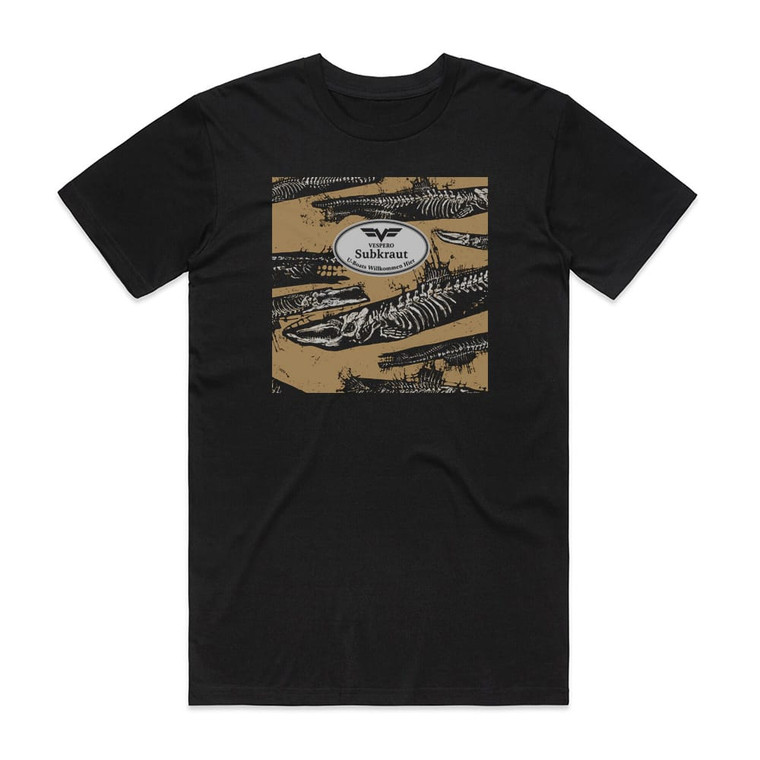 Vespero Subkraut U Boats Willkommen Hier Album Cover T-Shirt Black
