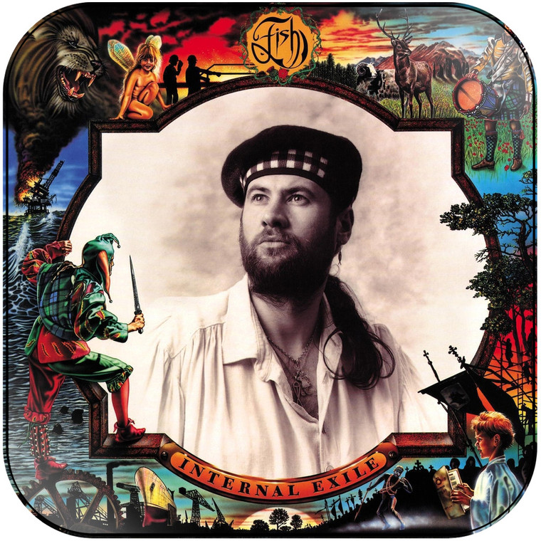 Fish Internal Exile Album Cover Sticker