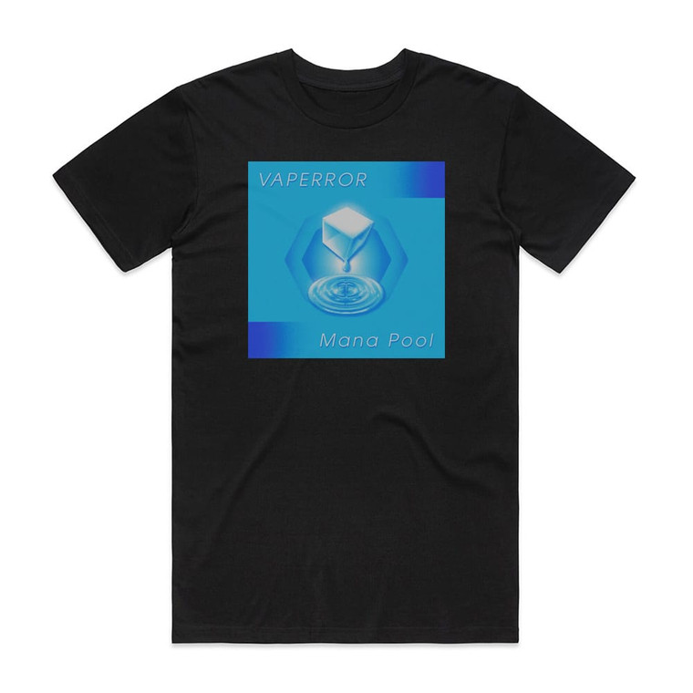 Vaperror Mana Pool 1 Album Cover T-Shirt Black