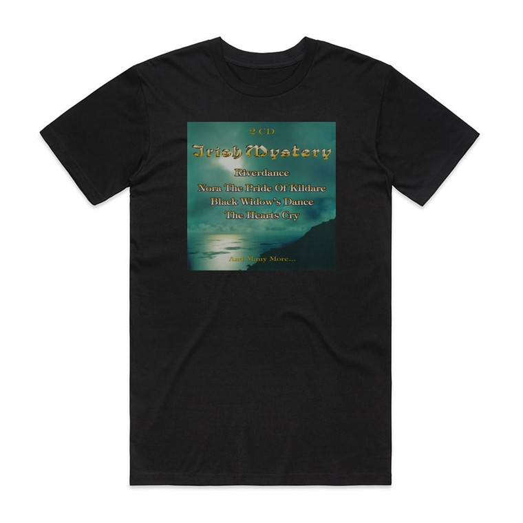 Various Artists Irish Mystery Album Cover T-Shirt Black