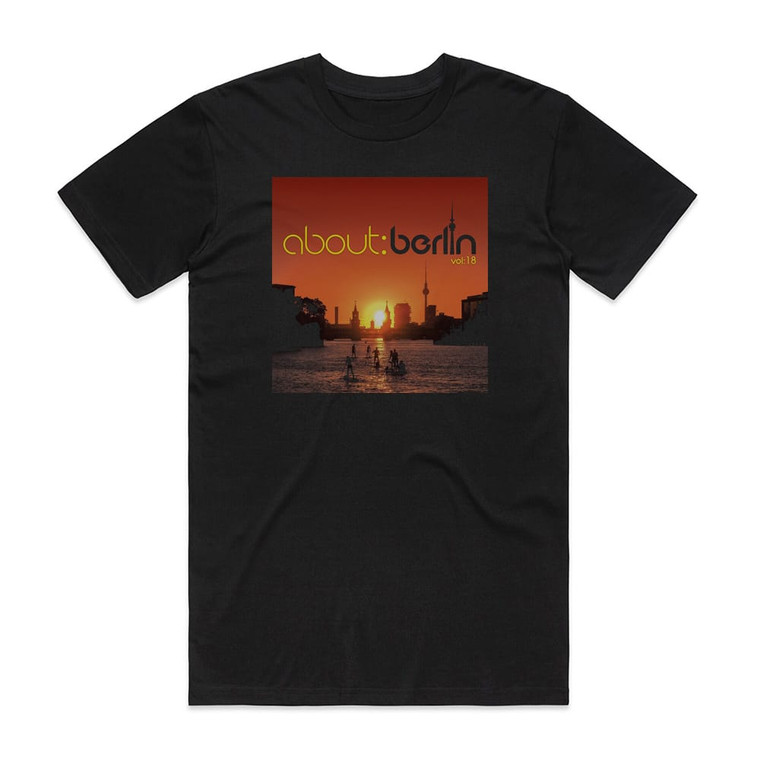 Various Artists Aboutberlin Vol18 Album Cover T-Shirt Black