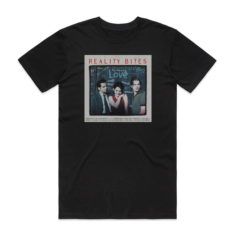 Various Artists Reality Bites Album Cover T-Shirt Black