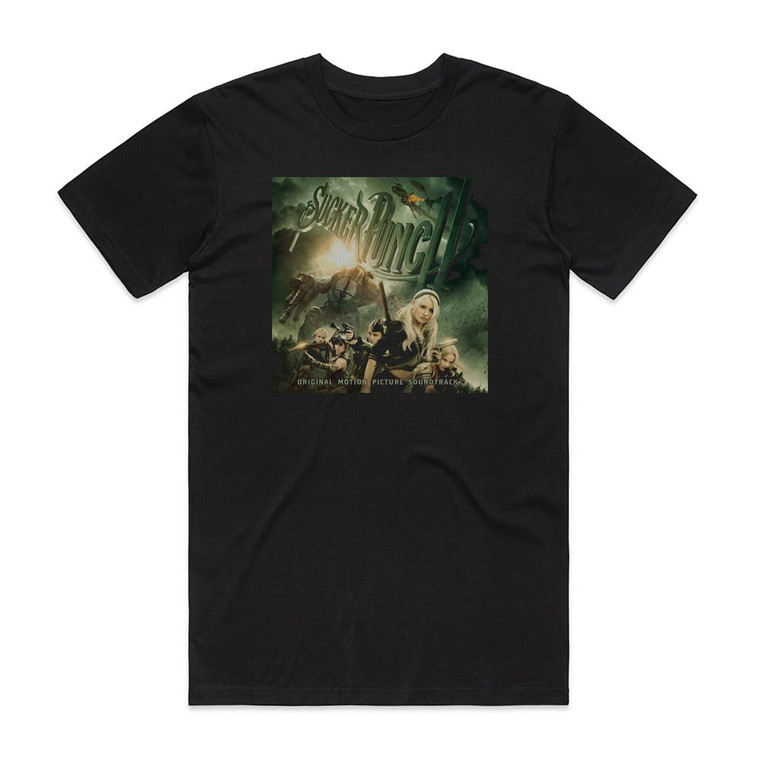 Various Artists Sucker Punch Album Cover T-Shirt Black