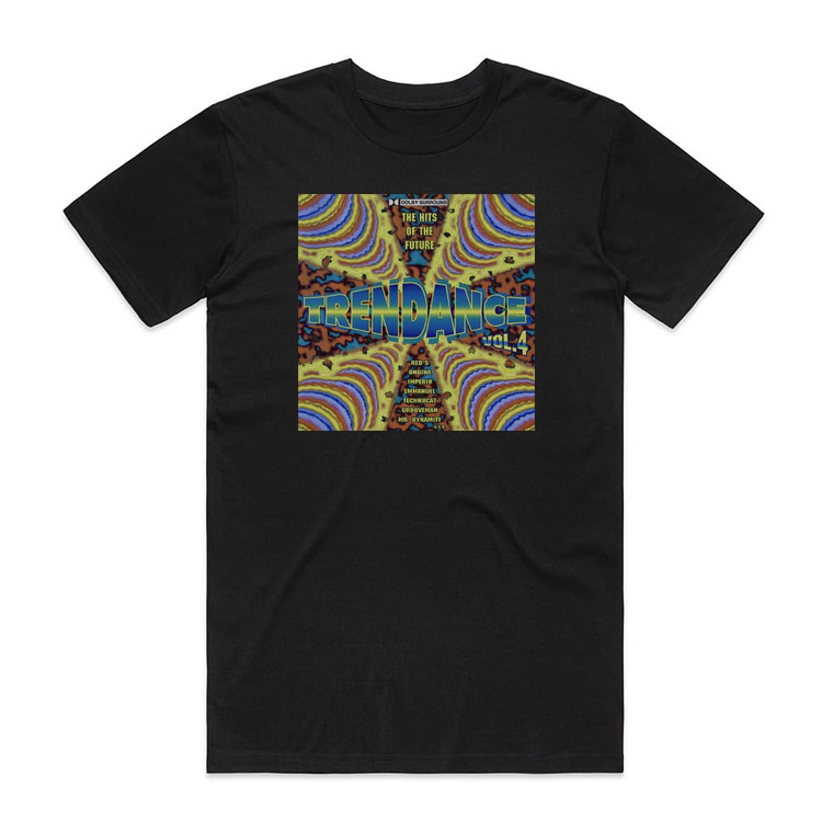 Various Artists Trendance Volume 4 Album Cover T-Shirt Black