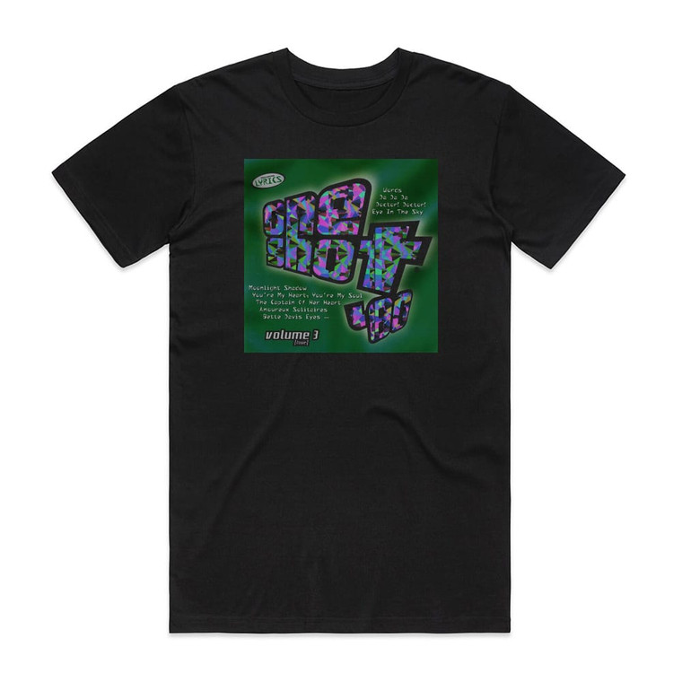 Various Artists One Shot 80 Volume 3 Love Album Cover T-Shirt Black