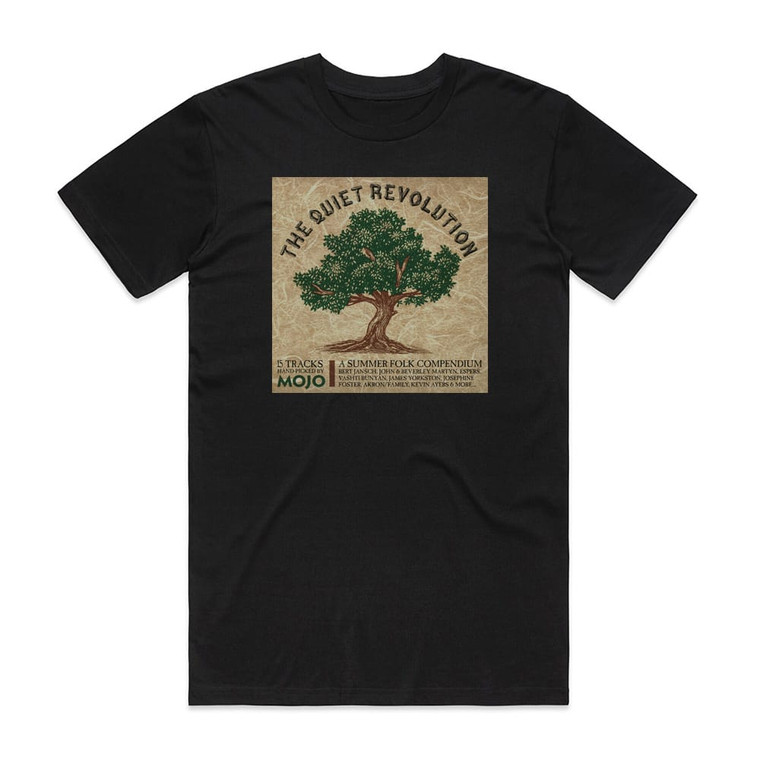 Various Artists Mojo Presents The Quiet Revolution Album Cover T-Shirt Black