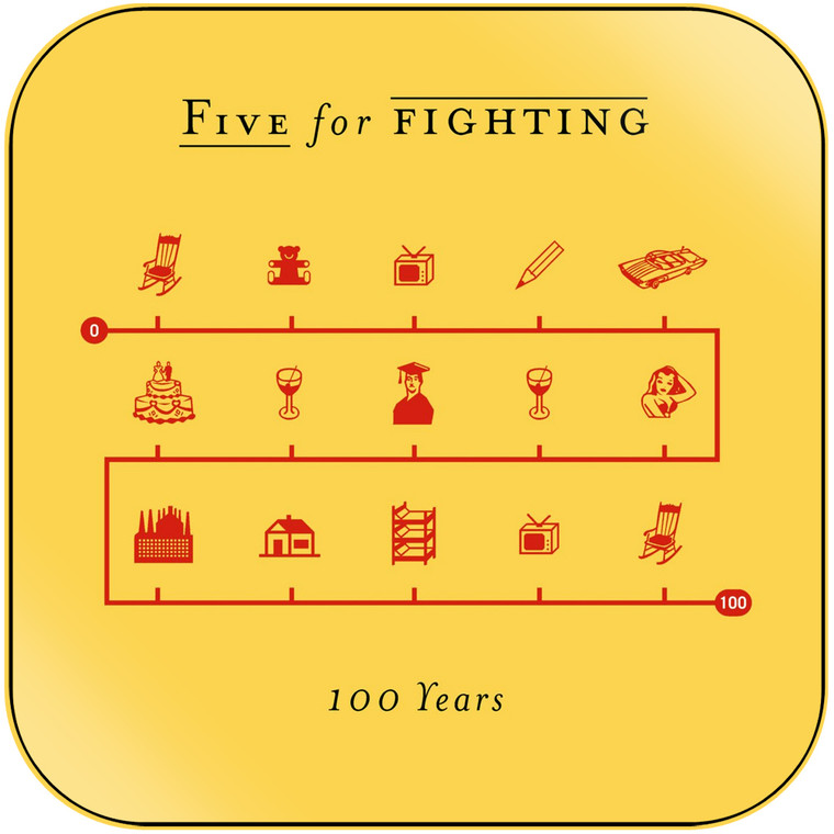 Five for Fighting 100 Years Album Cover Sticker