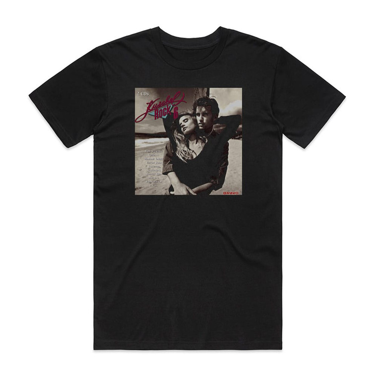 Various Artists Kuschelrock 6 Album Cover T-Shirt Black