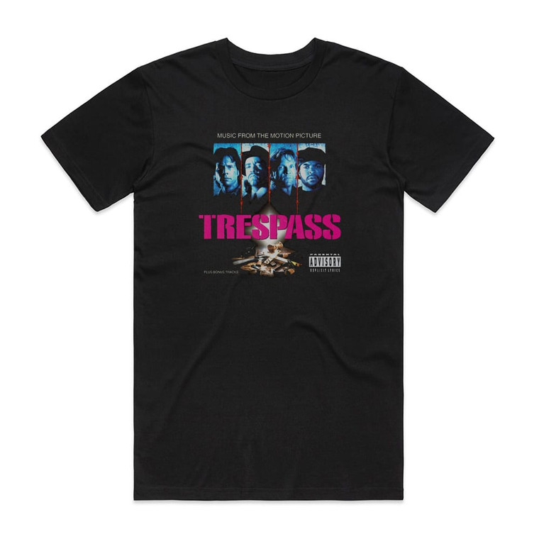 Various Artists Trespass Album Cover T-Shirt Black
