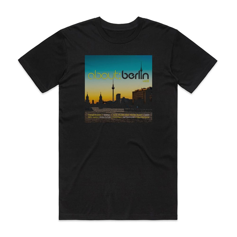 Various Artists About Berlin Vol 8 Album Cover T-Shirt Black