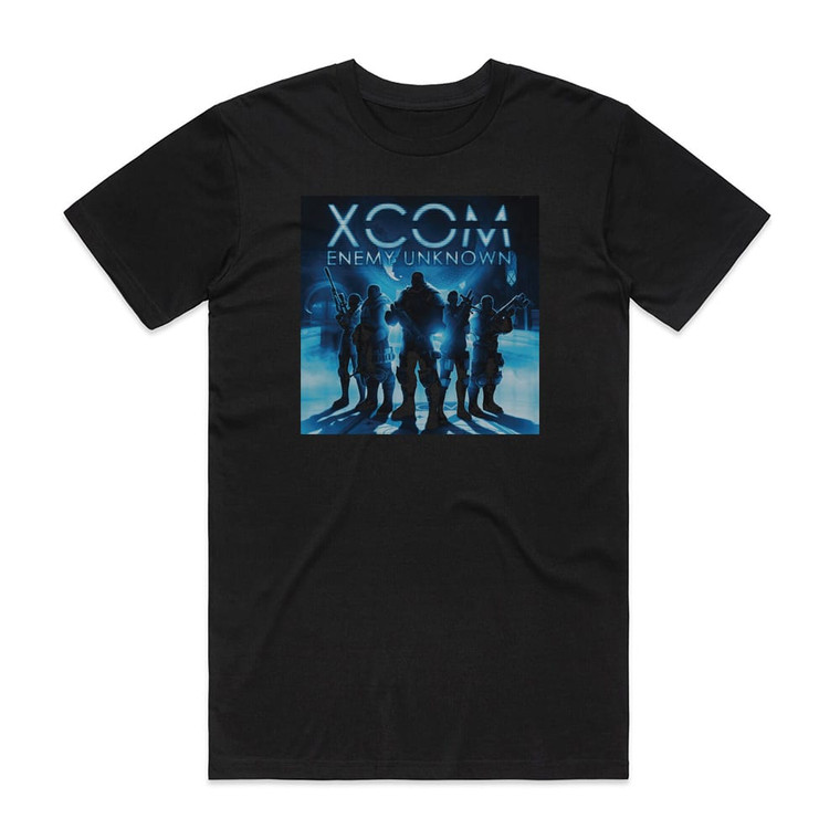 Various Artists Xcom Enemy Unknown Soundtrack Album Cover T-Shirt Black