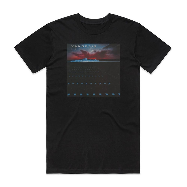 Vangelis The City 1 Album Cover T-Shirt Black