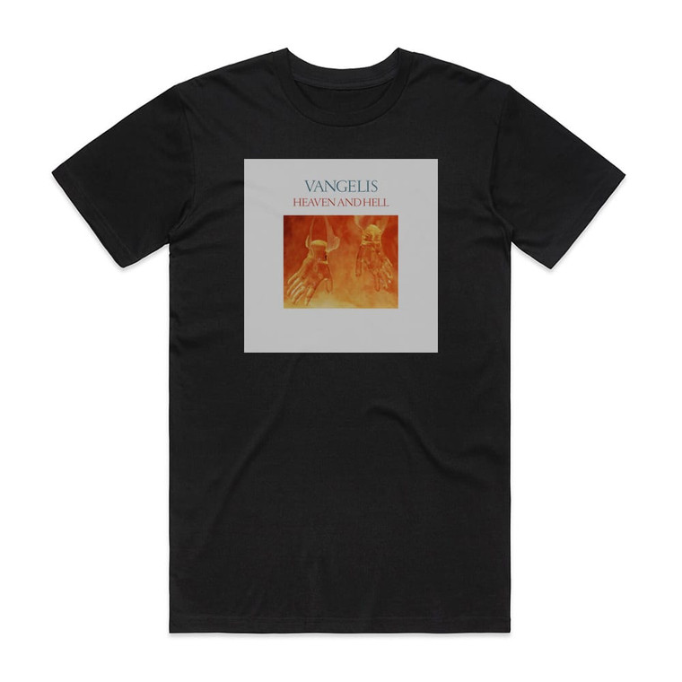 Vangelis Heaven And Hell 4 Album Cover T-Shirt Black