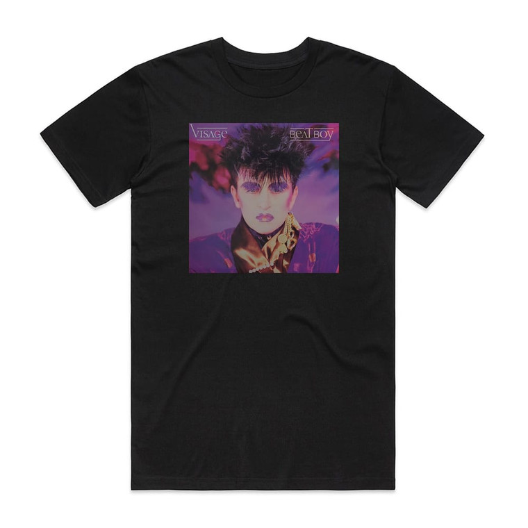 Visage Beat Boy Album Cover T-Shirt Black