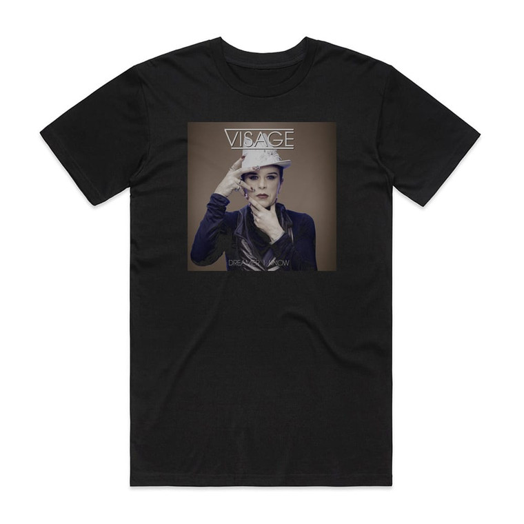 Visage Dreamer I Know Album Cover T-Shirt Black