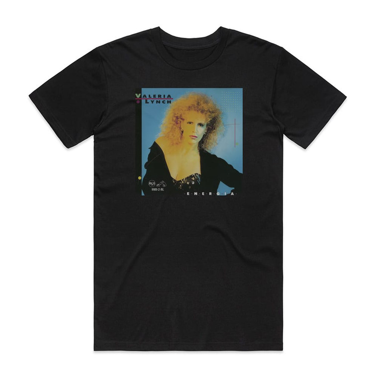 Valeria Lynch Energa Album Cover T-Shirt Black